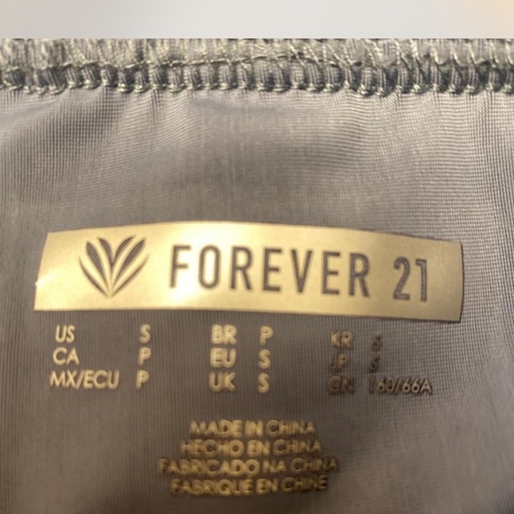 Forever 21 Black and Bluish/Gray Pleated Mini Skorts bundle - Picture 7 of 7